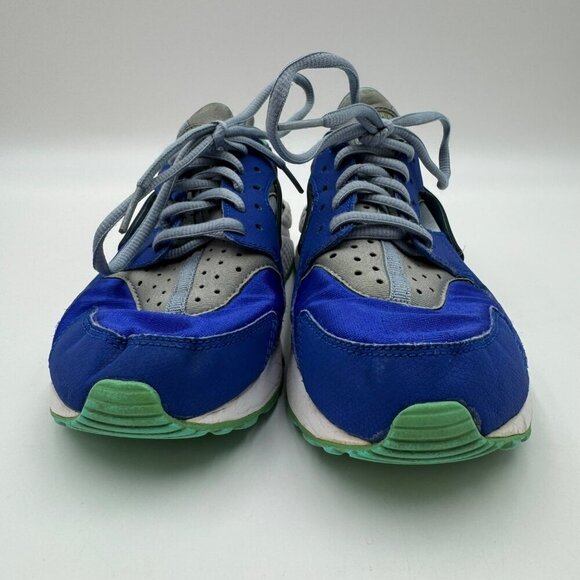 Nike Air Huarache Run Womens Shoes Blue/Gray Size 7 Lightweight & Breathable - Picture 2 of 9
